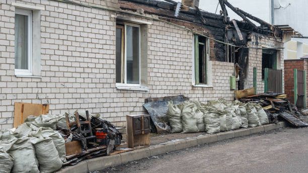 Professional Fire Damage Removal technician working in Taylors Falls, MN